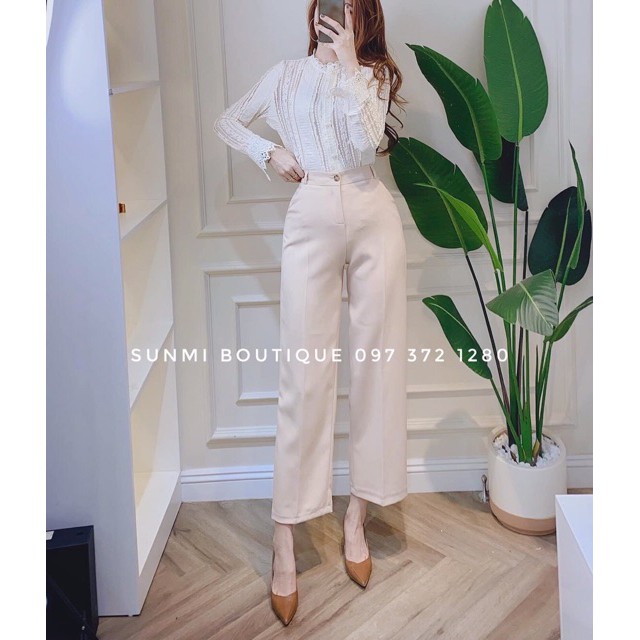 Quần ống Xuông công sở khuy giữa | BigBuy360 - bigbuy360.vn