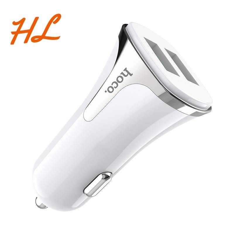 HOCO Z31 Tẩu Sạc Nhanh Điện Thoại Ô Tô Cao Cấp 2 Cổng USB Hỗ Trợ Quick Charge 3.0 - Hưng Long PC