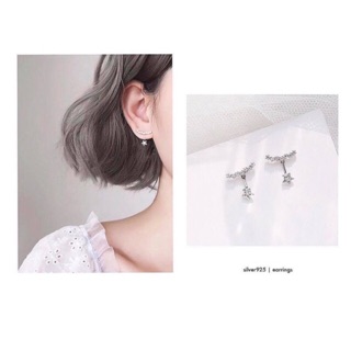 Khuyên tai bạc - twinkle star - silvergo
