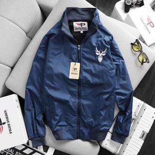 Áo khoác gió nhẹ 2 lớp AKD901 PigoFashion xanh ve chai xem chọn màu