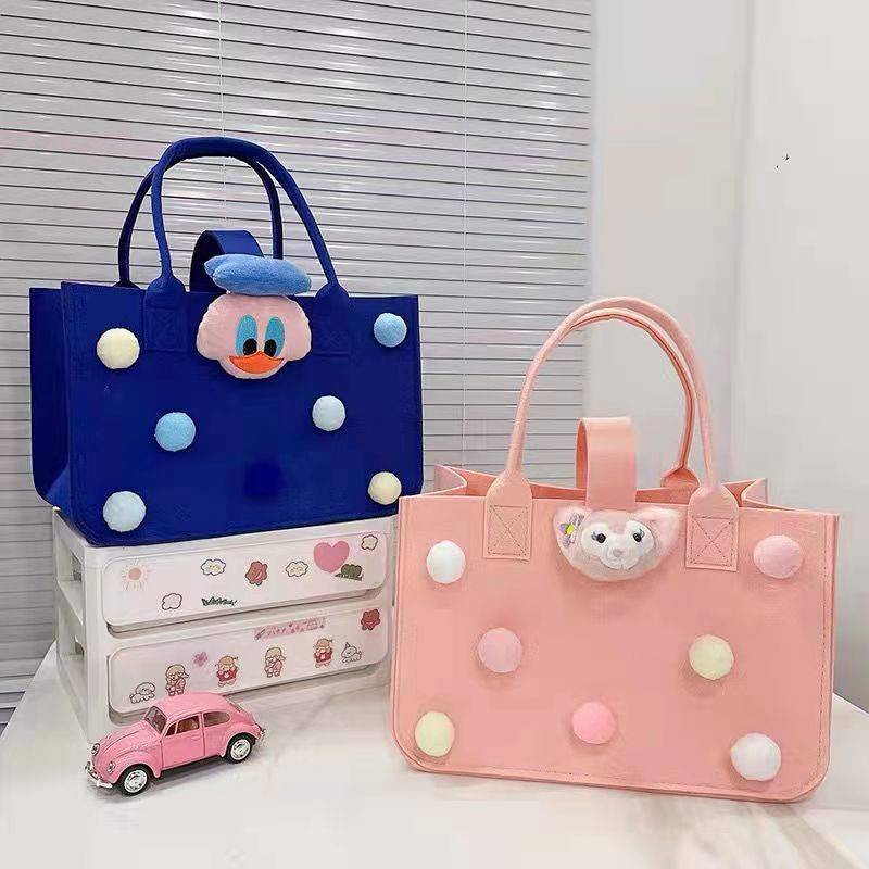 Cute Felt Handbag Cartoon Mummy Bag Hundred Days Banquet Gift Shopping Bag Full Moon Gift Bag 1PJb
