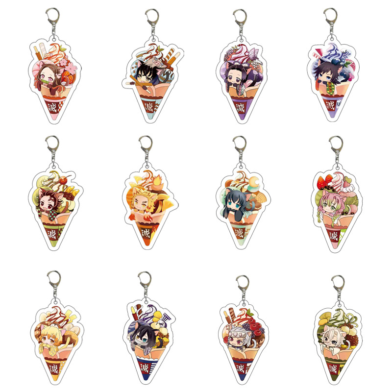 Móc Chìa Khóa Gắn Hình Nhân Vật Anime Dễ Thương