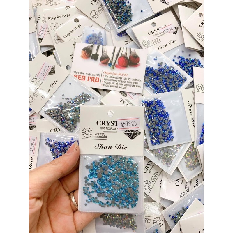 đá chân keo mx size trang trí móng tay chân ( 1 gói 800 viên) trang 2