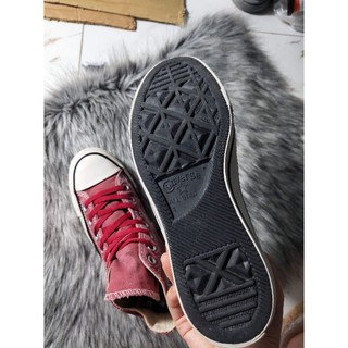 giày converse real đỏ mận 2hand cond cao