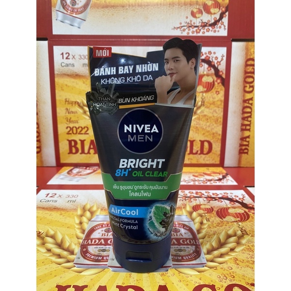 SỮA RỬA MẶT NIVEA MEN GIÚP KIỂM SOÁT NHỜN CHỨA HẠT MÁT-XA 100g