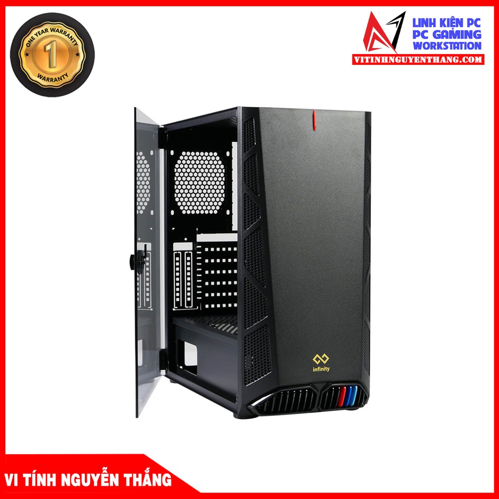 Chỉ 477,000đ - CASE MÁY TÍNH INFINITY OKAMI KÍNH CƯỜNG LỰC - Tặng kèm 1 ...