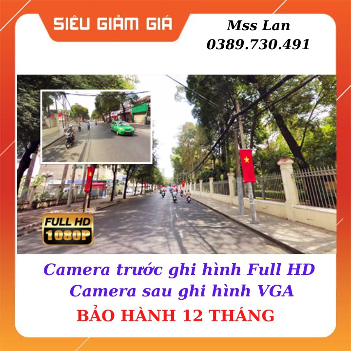 Camera Hành Trình Ô Tô VIETMAP iDVR P1 3G WiFi Vừa Dẫn Đường Vừa Ghi Hình Trước Sau Giám Sát Trực Tuyến Quản Lý Xe Từ Xa