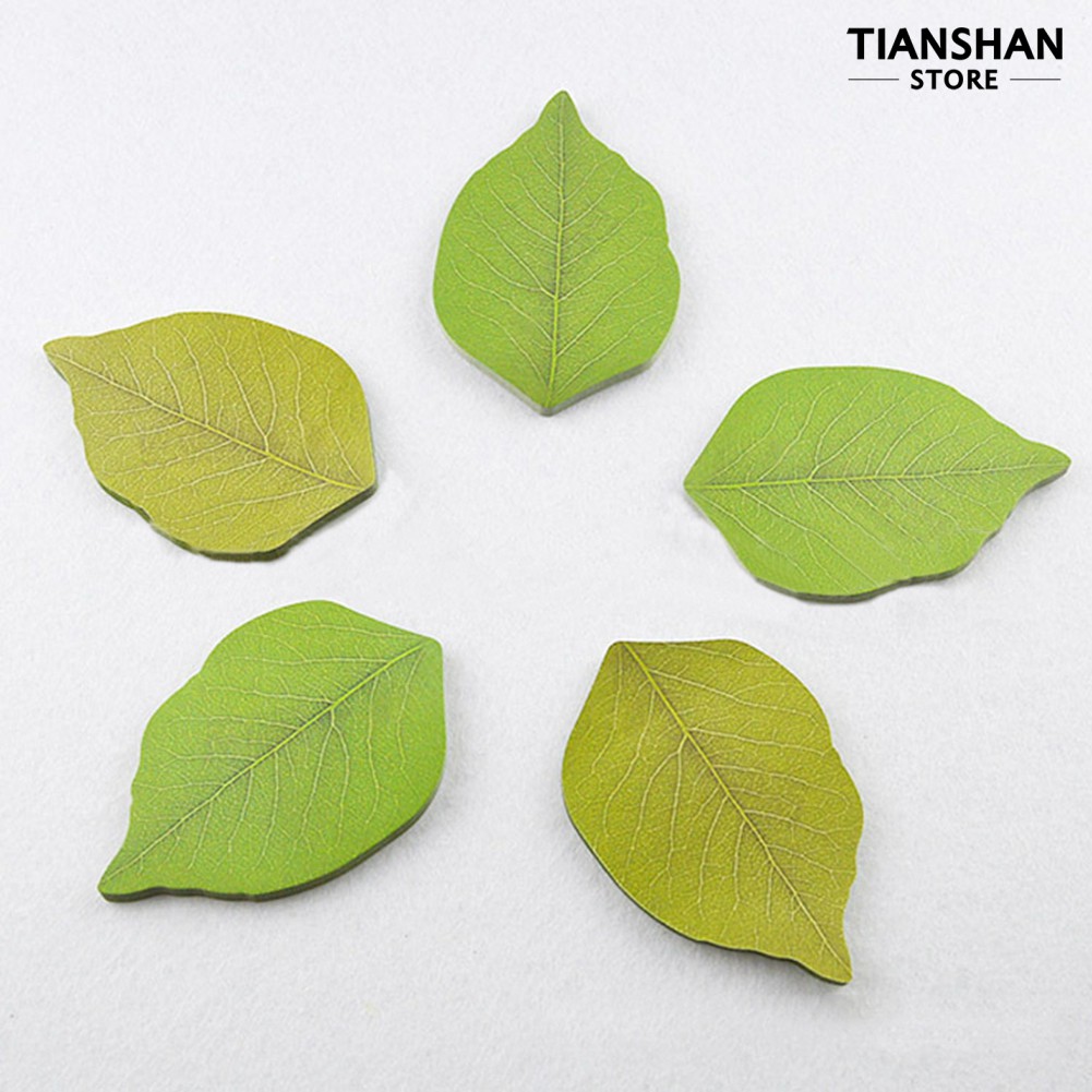 Giấy Ghi Chú Hình Chiếc Lá Sáng Tạo Độc Đáo