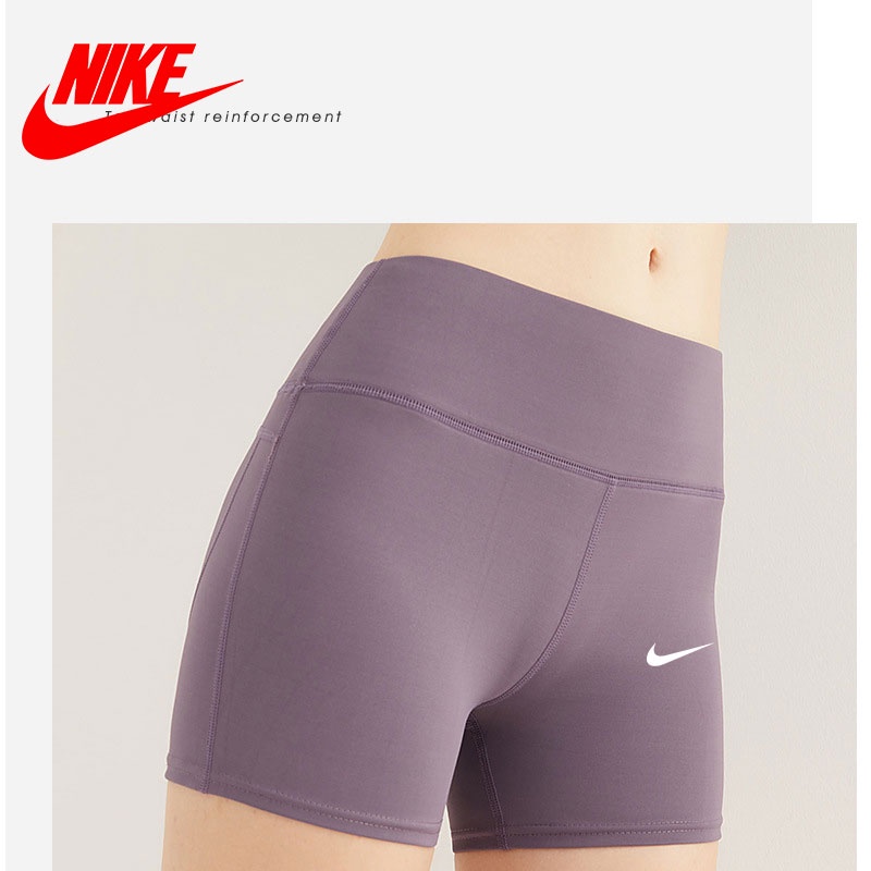 Quần ngắn đi xe đạp nike Mềm Mại Thoáng Khí Lưng Cao Cho Nữ