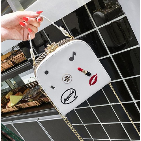 Túi xách khóa son môi - túi đeo vai