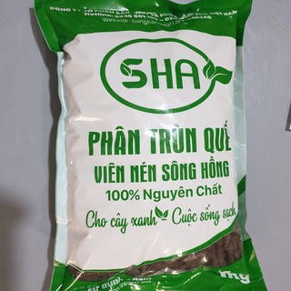 Gói phân trùn quế viên nén 1kg