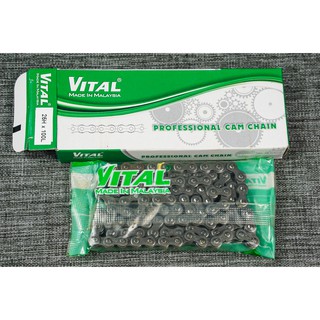 Sên cam VITAL HUSKY 125 /GN Củ 100 mắc sên xích đơn 100 mắc- Xích cam xe máy, sên đề chính hãng, hàng nhập khẩu Malaysia