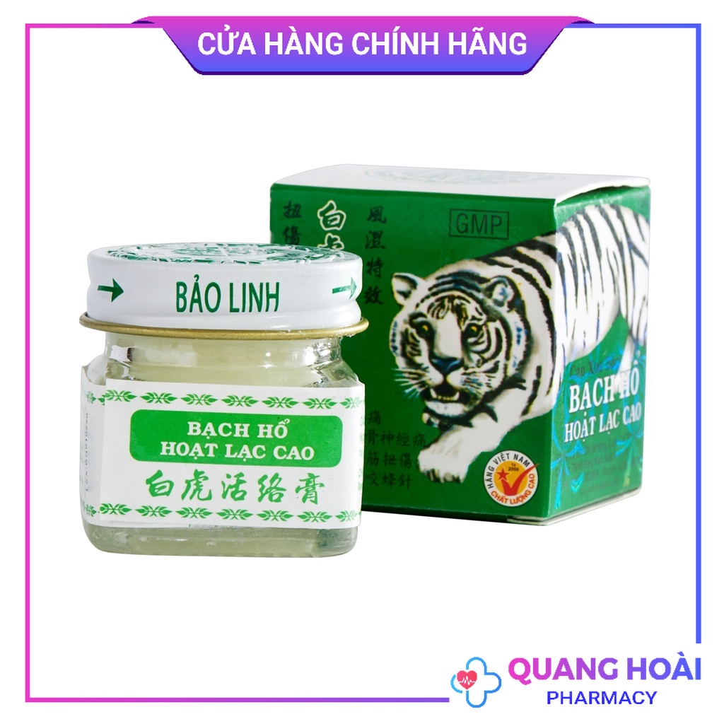 Bạch Hổ hoạt lạc cao, cao xoa bóp giảm đau nhức ngừa cảm cúm