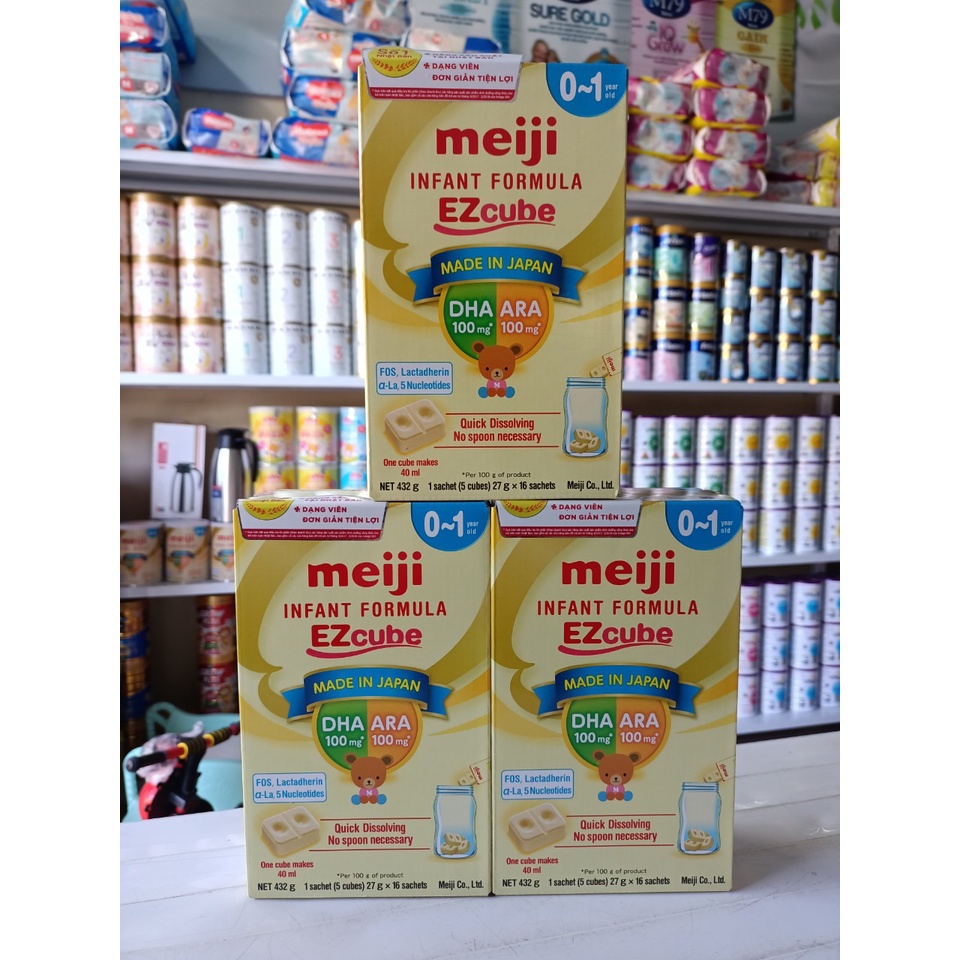 Sữa Meiji thanh ( Nhập Khẩu) 27gx16 thanh