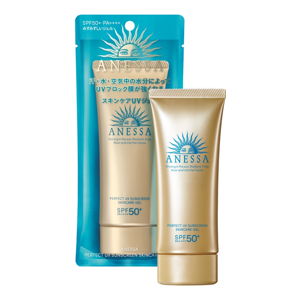 [Mã FMCGWS30 giảm 8% đơn 250k] Gel Chống Nắng Anessa Dưỡng Ẩm Bảo Vệ Hoàn Hảo Perfect UV SPF50+ PA++++ 90g