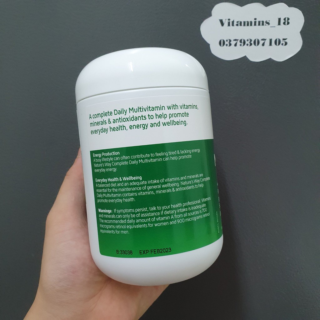 Vitamin tổng hợp Multivitamin 200 viên - Úc