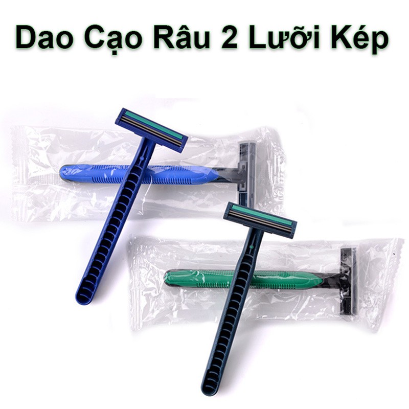 Dao cạo râu 2 lưỡi kép thế hệ mới dùng 1 lần