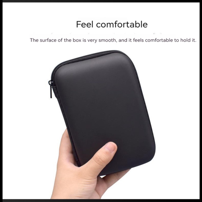 Túi Đựng Ổ Cứng 2.5-inch Có Khóa Kéo Tiện Dụng