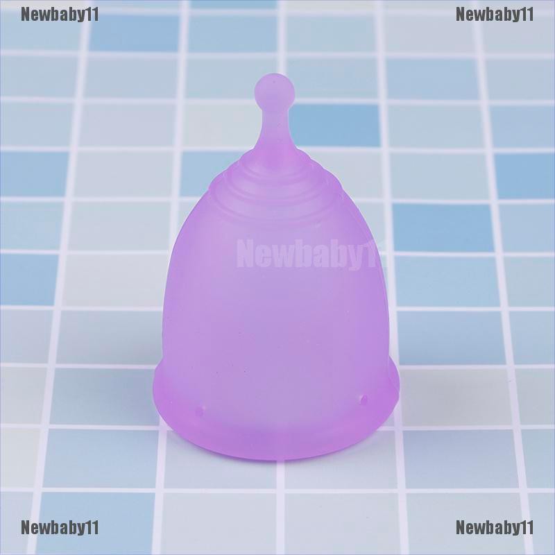 [COD Newb] Cốc Nguyệt San Bằng Silicon Mềm Cấp Y Tế Hình Mặt Trăng Cho Nữ period Vệ Sinh