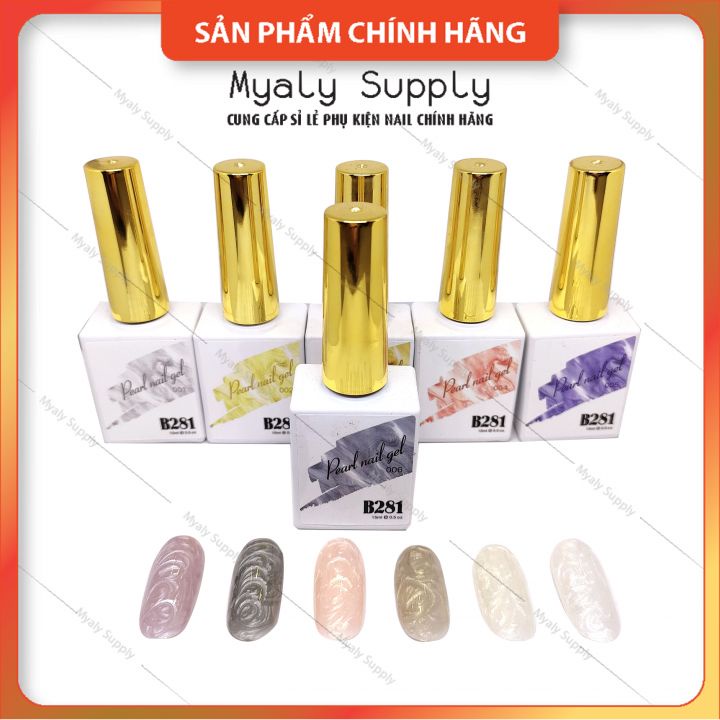 Sơn Ánh Trai Gel Nail 3D Nhũ Mịn