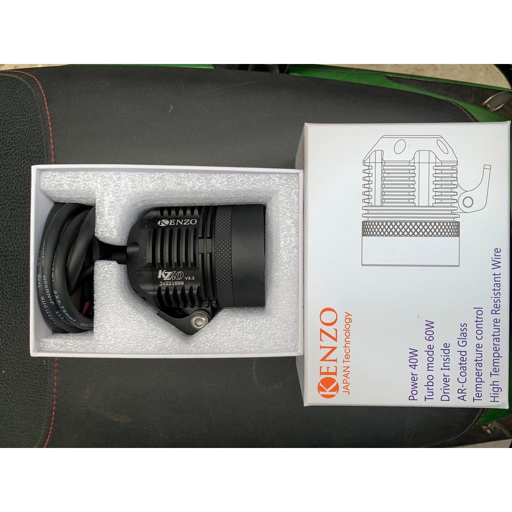 Đèn Trợ Sáng Kenzo KZ40 V3.2 60W Chính Hãng TẶNG KÈM LEN VÀNG- Bảo hành 24 tháng