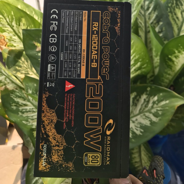 Nguồn Dual Cpu Raidmax 1200w