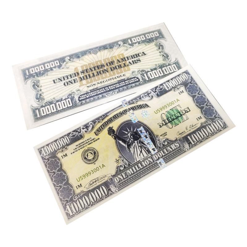 Tiền lưu niệm 1 triệu USD dạ quang; có dây bảo an biến đổi phát quang