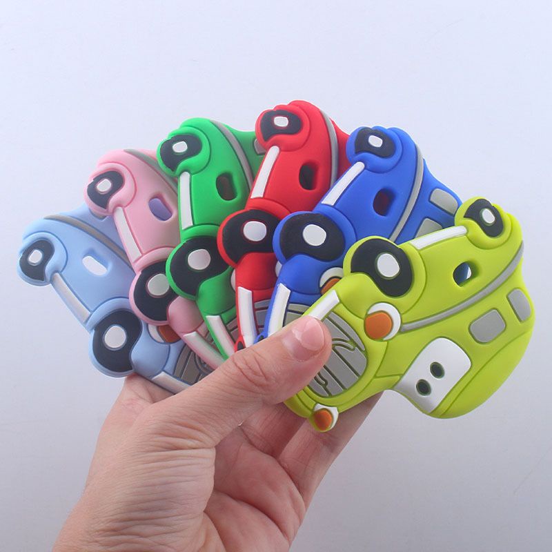 Đồ Chơi Ngậm Nướu Hình Hoạt Hình Bằng Silicon An Toàn Thực Phẩm Cho Bé