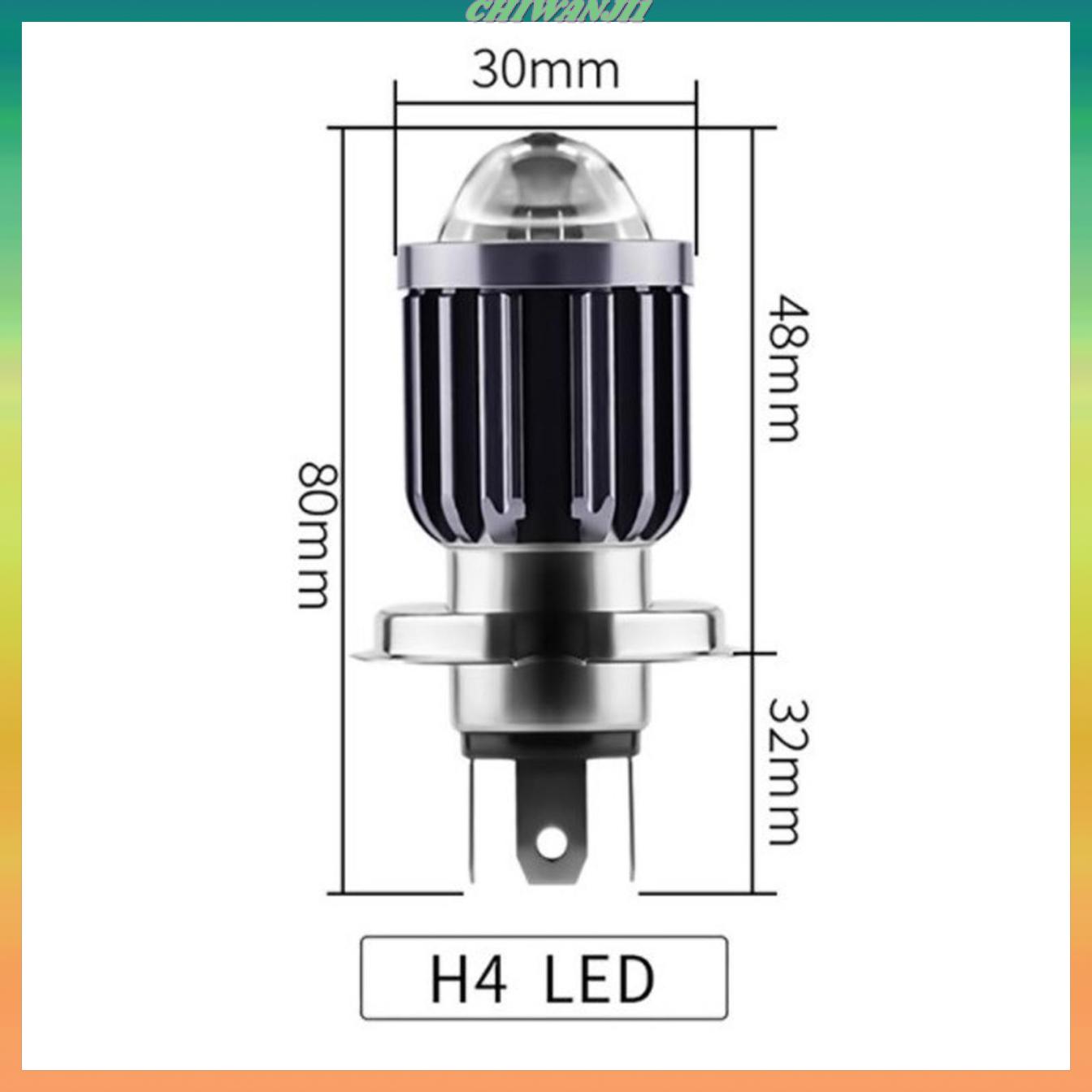 Đèn pha LED H4 đi sương mù cho xe máy tay ga