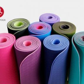 Thảm tập Yoga cao cấp 2 lớp ĐẮT(1.80 cm . 60cm )