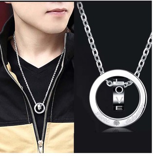 Dây Chuyền  Nhẫn Lồng TITAN Phong Cách Hàn HOT 2019 DCNHANLONGTITAN02