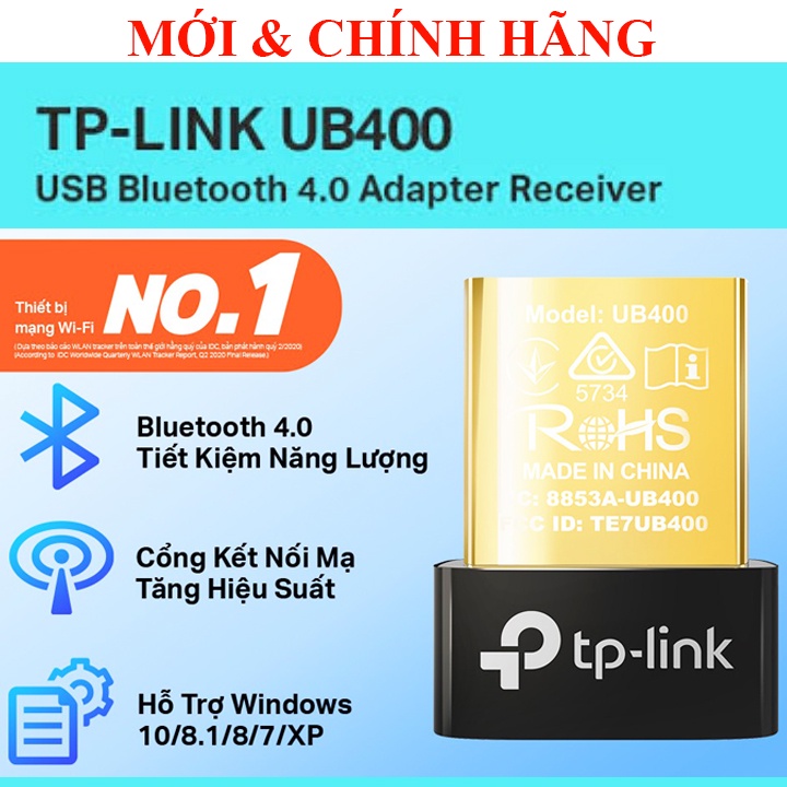 USB Bluetooth 4.0 TP-Link UB400 Nano - Siêu nhỏ