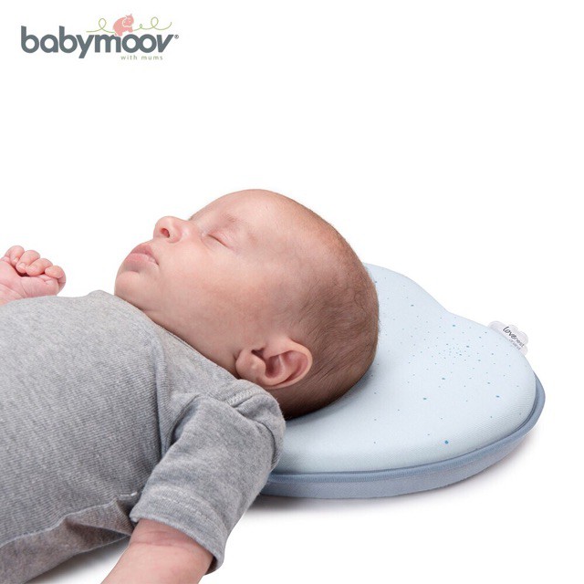 Gối Cao Su Bin Shop Chống Bẹp Đầu Baby Moov Mềm Mại Cho Bé