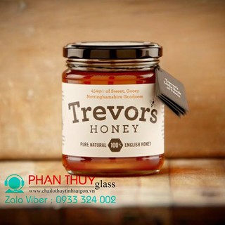 Hũ Thủy Tinh Lùn 450ml nắp thiết đen