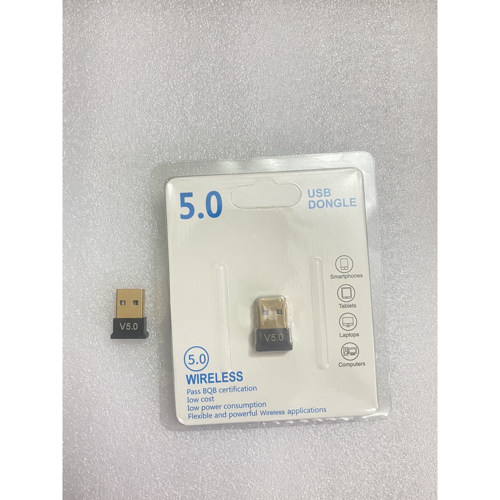 USB Bluetooth Dongle 5.0 giúp máy tính bàn, máy tính cây, Laptop thu phát sóng bluetooth