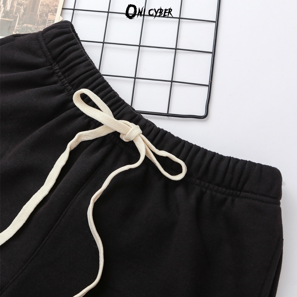 Quần đùi Unisex ONI CYBER dày dặn, Quần Local Brand phong cách hiphop chất mặc thoải mái in hình đơn giản QONI04 | BigBuy360 - bigbuy360.vn