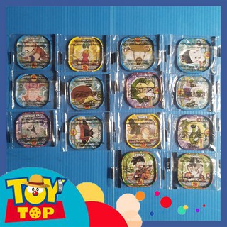 [Một thẻ] Thẻ bài Toonies Dragon Ball Z dạng xu thiếc leng keng - Thẻ vuông còn seal