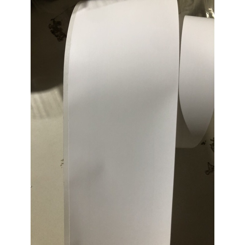 Giấy In Bill k80  30 mét- Giấy In Nhiệt K80 có Keo Dán- decal k80 Liên Tục