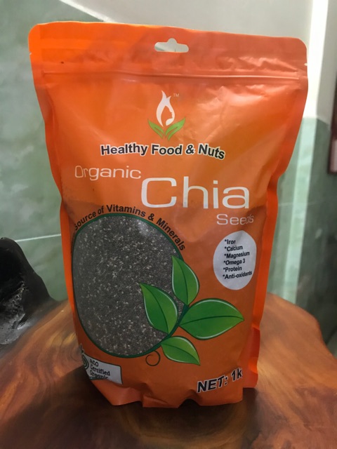 Hạt chia hữu cơ Healthy Nuts And Seeds Organic của Úc - gói 1 kg