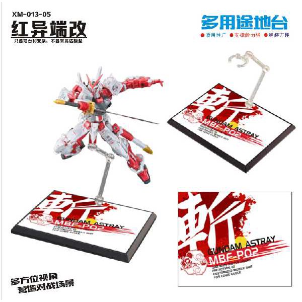 Mô hình Action Base HG RG shf figure mặt mika đế nhựa XM 013