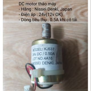 DC motor 24v 0.5A Nissei Denki Japan
