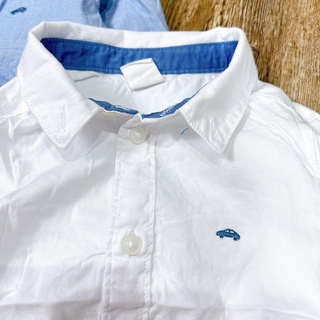 Áo sơ mi trắng H&M sz 4m-3y