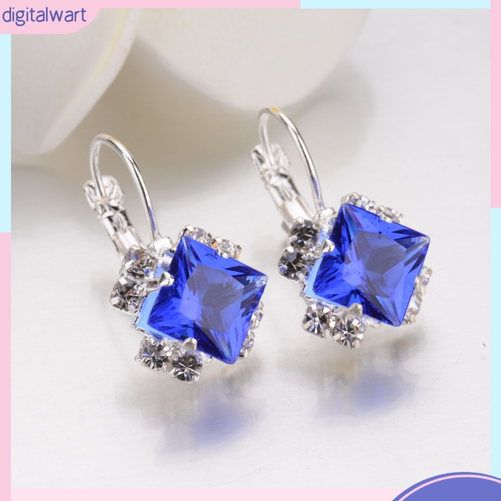 Khuyên Tai Nữ Trang Đính Đá Pha Lê Tạo Hình Độc Đáo