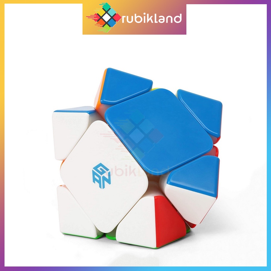 [Enhanced] Rubik Gan Skewb M Bản 32 Viên Nam Châm Dòng Cao Cấp Flagship Rubic Stickerless Biến Thể Skewb Đồ Chơi Trí Tuệ