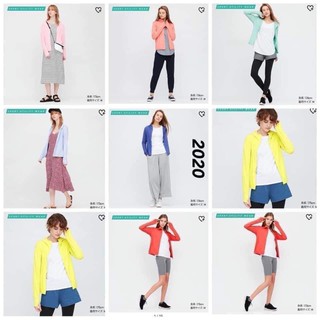 Áo chống nắng Airism Uniqlo chất làm mát, thun lạnh 2019, 2020