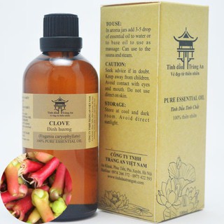 Tinh Dầu Đinh Hương Clove | 100% Thiên Nhiên Nguyên Chất | Khử Mùi, Thơm Phòng - TINH DẦU TRÀNG AN