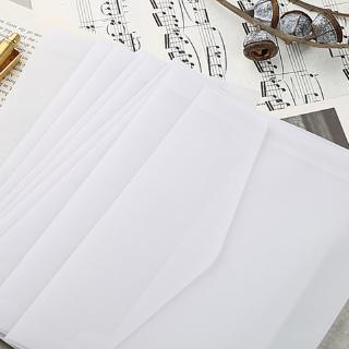 Set 50 Bao Thư Trắng Trong Suốt