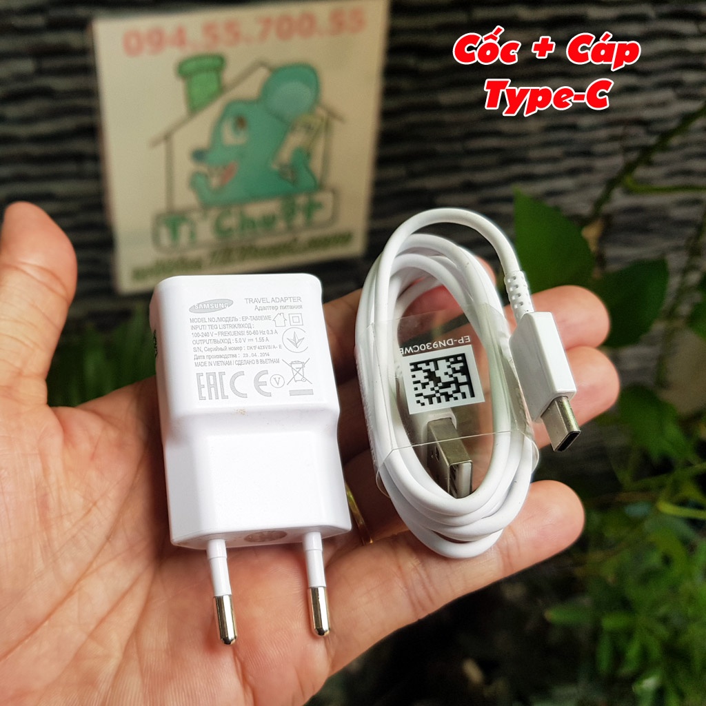 [ZIN MÁY] Sạc Samsung 8W 1.55A EP- TA50 Chính Hãng Galaxy J Series- A02s/A10s- Tab A7/ A8/ S6 Lite