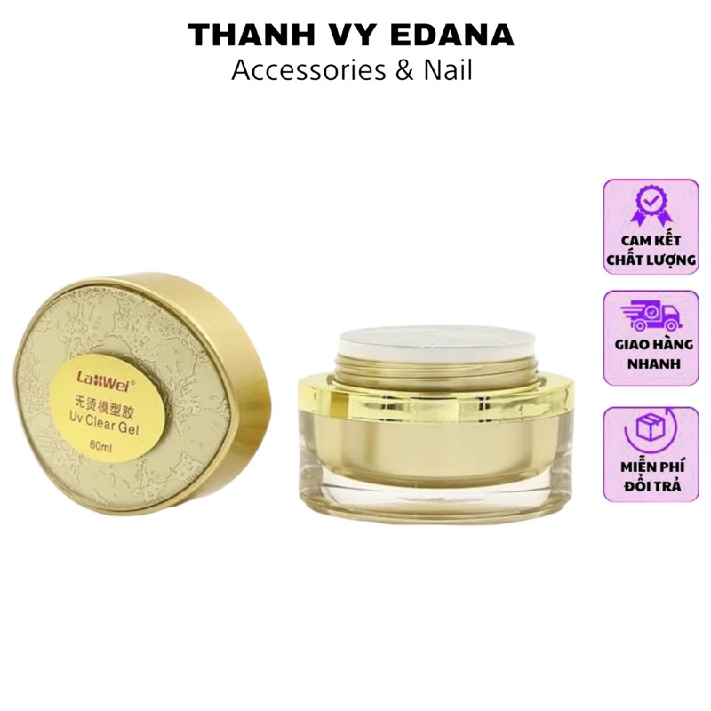 Gel đắp móng không nóng, gel đắp Lawei chính hãng [Thanh Vy Nail]