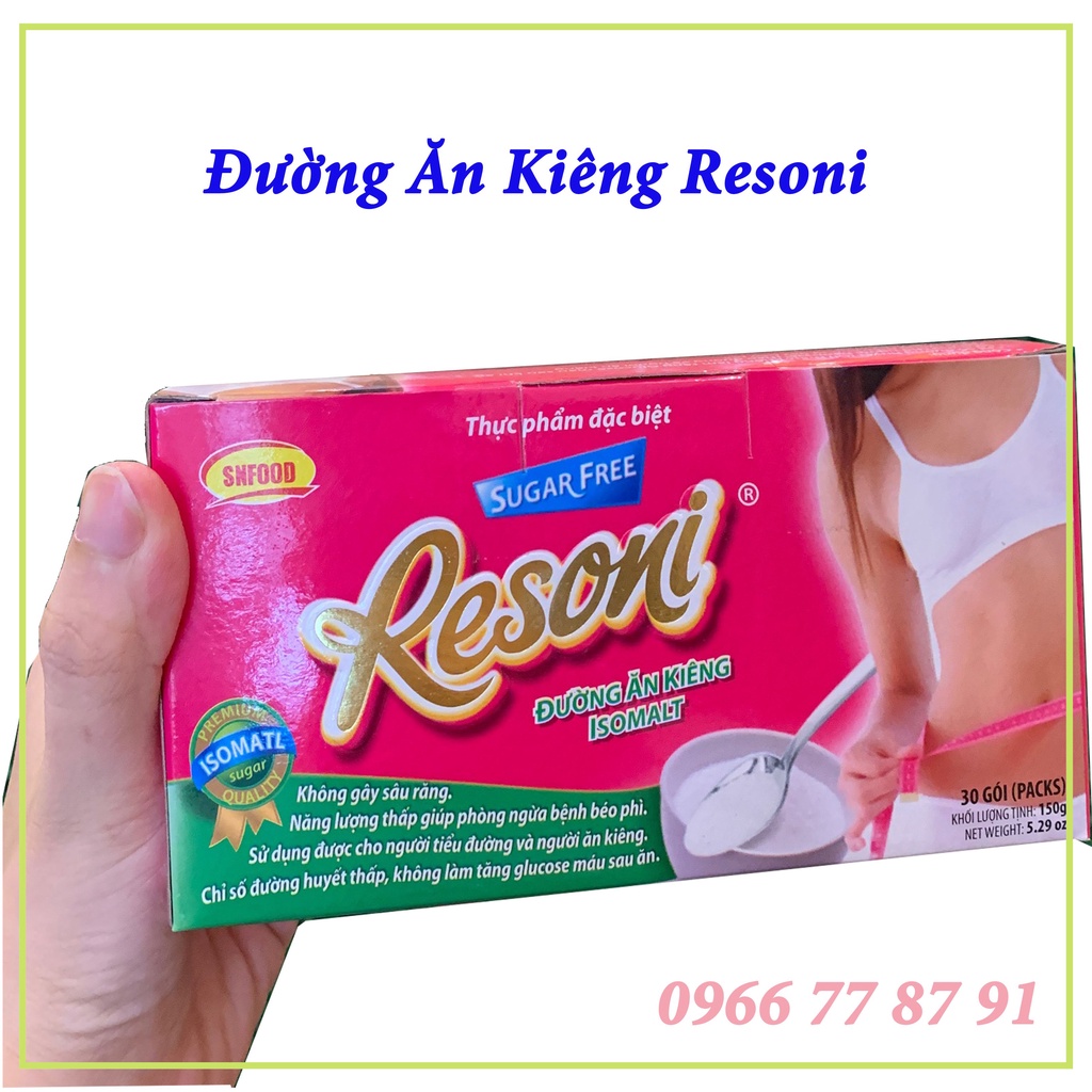 Đường Resoni dành cho người tiểu đường, ăn kiêng hộp 150g